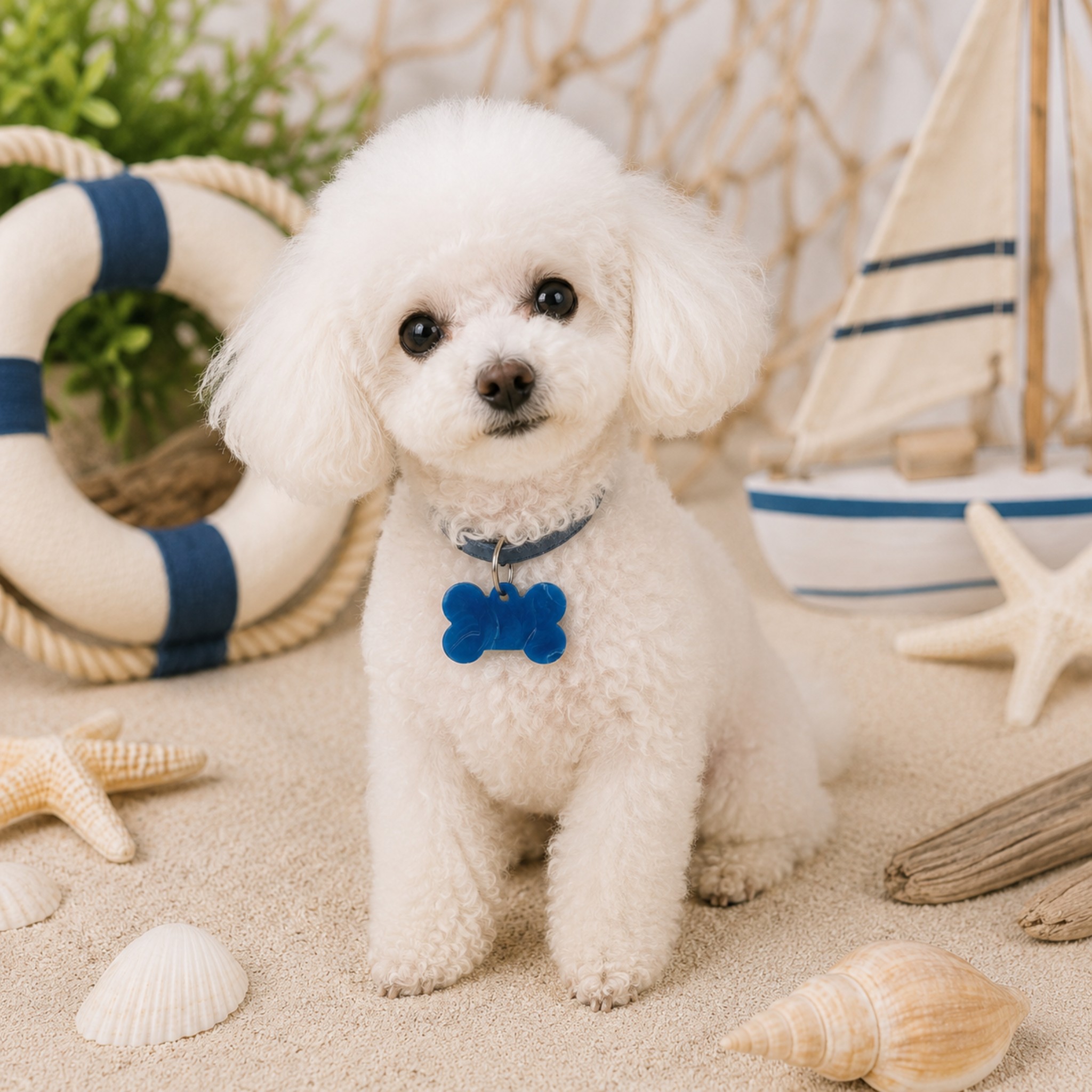 Medagliette Personalizzabili in Resina Glitter per Animali